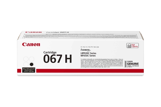 Obrázek BAZAR - Canon TONER 067H černá pro i-SENSYS LBP631Cw, LBP633Cdw, MF651Cw, MF655Cdw, MF657Cdw (3130 str.) - Poškozený oba