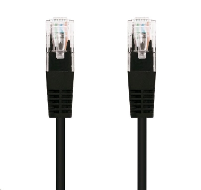 Obrázek C-TECH kabel patchcord Cat5e, UTP, černá, 2m