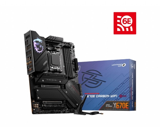 Obrázek BAZAR - MSI MB Sc AM5 MPG X670E CARBON WIFI, AMD X670, 4xDDR5, 1xDP, 1xHDMI, WI-FI - Po opravě (Bez příšlušenství)