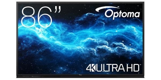 Obrázek Optoma 3862RK IFPD 86" -  interaktivní dotykový, 4K UHD, multidotyk 40prstu, Android 11, 4GB RAM/ 32GM ROM, rozbalen