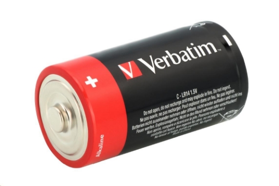 Obrázek VERBATIM Alkalické baterie C,  2 PACK / LR14