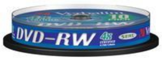 Obrázek VERBATIM DVD-RW(10-pack)Spindle/4x/4.7GB