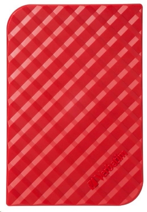 Obrázek VERBATIM Externí HDD 1TB Store 'n' Go Portable Hard Drive USB 3.0, Red GEN II