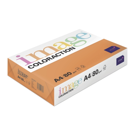 Obrázek Antalis Papír Image Coloraction Amsterdam - cihlově oranžová (OR43) A4 (80g/100ks)