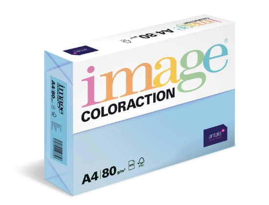 Obrázek Antalis Papír Image Coloraction Iceberg - ledově modrá (OBL70) A4 (80g/100ks)