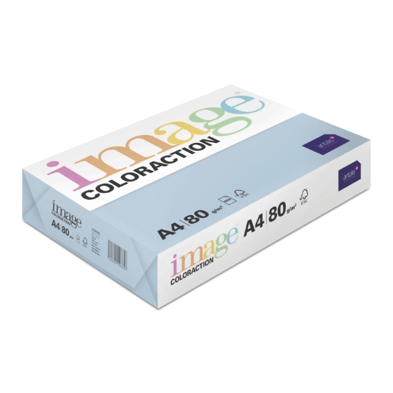 Obrázek Antalis Papír Image Coloraction Iceberg - ledově modrá (OBL70) A4 (80g/500ks)