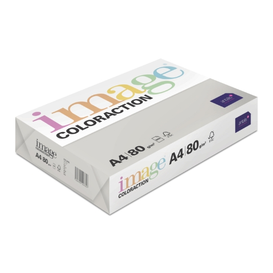Obrázek Antalis Papír Image Coloraction Iceland - středně šedá (GR21) A4 (80g/500ks)