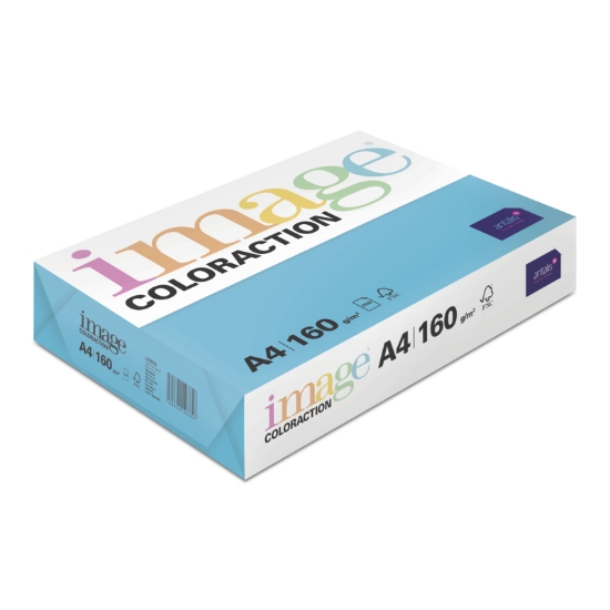 Obrázek Antalis Papír Image Coloraction Lisbon - sytá modrá (AB48) A4 (160g/250ks)