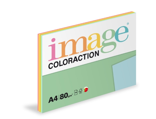 Obrázek Antalis Papír Image Coloraction Mix reflexní 5x20 A4 (80g/100ks)