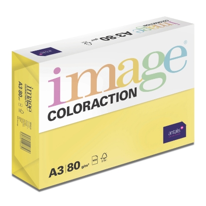 Zobrazit detail produktu - Antalis Papír Image Coloraction Sevilla - sytá žlutá (IG50) A3 (80g/500ks) Obrázek Antalis Papír Image Coloraction Sevilla - sytá žlutá (IG50) A3 (80g/500ks)