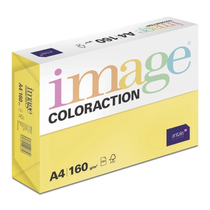 Zobrazit detail produktu - Antalis Papír Image Coloraction Sevilla - sytá žlutá (IG50) A4 (160g/250ks) Obrázek Antalis Papír Image Coloraction Sevilla - sytá žlutá (IG50) A4 (160g/250ks)