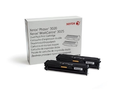 Obrázek Xerox Black Toner pro Phaser 3020/3025 Dual pack (3000 str.)