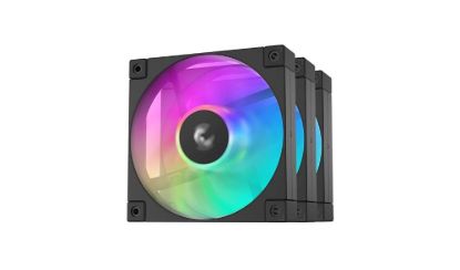 Obrázek DEEPCOOL Ventilátor FD12 ARGB 3v1, 3x120mm, ARGB, černá