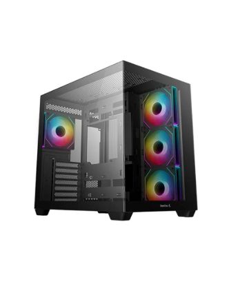 Obrázek DEEPCOOL Case CG 530 4F, ATX, Průhledná bočnice, černá