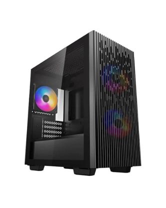 Obrázek DEEPCOOL Case MATREXX 40 3FS, mATX, 3x120mm Fan, černá
