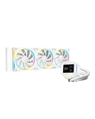 Obrázek DEEPCOOL Vodní chladič LM360 WH, ARGB, 3x 120mm, AM5, LGA1851, bílá