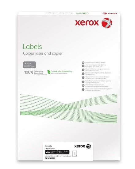 Obrázek Xerox Papír štítky - barevný digitální tisk - Colotech (250 listů, SRA3)