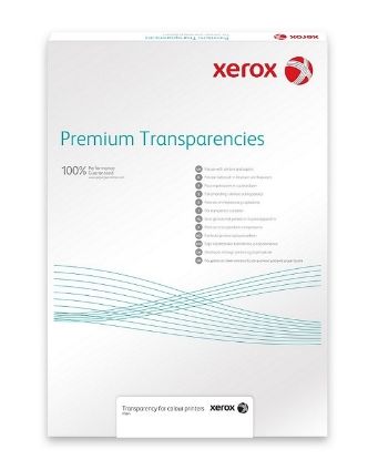 Obrázek Xerox Papír Transparentní fólie - Transparency 100m A4 Plain - Mono (100 listů, A4)