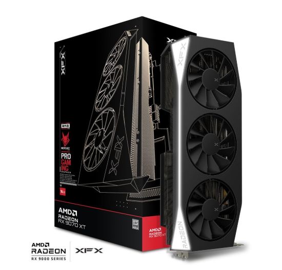 Obrázek VGA XFX Mercury AMD Radeon RX 9070 XT 16GB GDDR6, Gaming edition