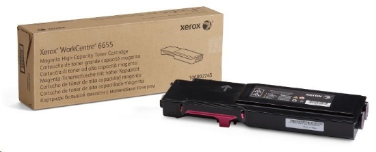 Obrázek Xerox toner pro WorkCentre 6655 high capacity Magenta cartridge (7500str, magenta)