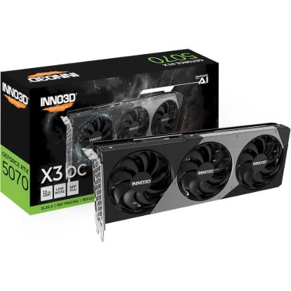 Obrázek VGA INNO3D NVIDIA GEFORCE RTX 5070 X3 OC 12GB GDDR7 - 2 slot