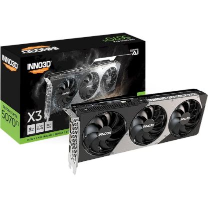 Obrázek VGA INNO3D NVIDIA GeForce RTX 5070 Ti X3 16GB