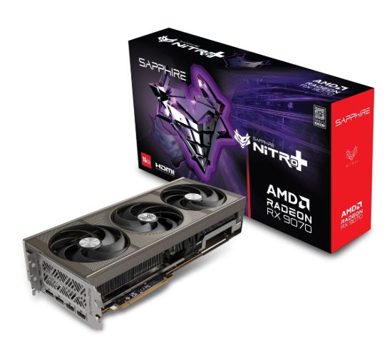 Obrázek VGA SAPPHIRE NITRO+ AMD Radeon RX 9070 OC 16GB