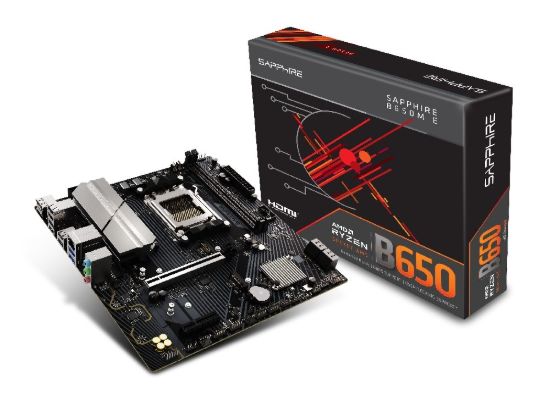 Obrázek MB SAPPHIRE B650M-E /AM5/2xDDR5/M.2/HDMI/DP/mATX