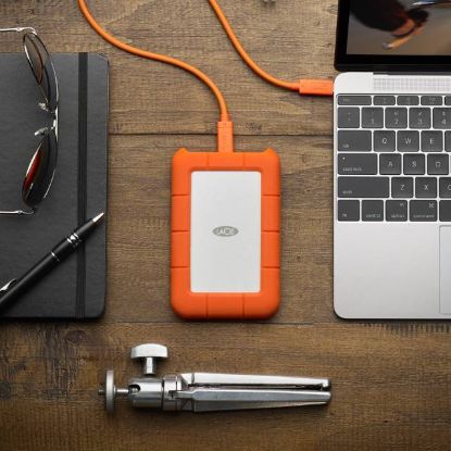 Obrázek LaCie HDD Externí Rugged Mini 2.5" 5TB - USB 3.0, Oranžová