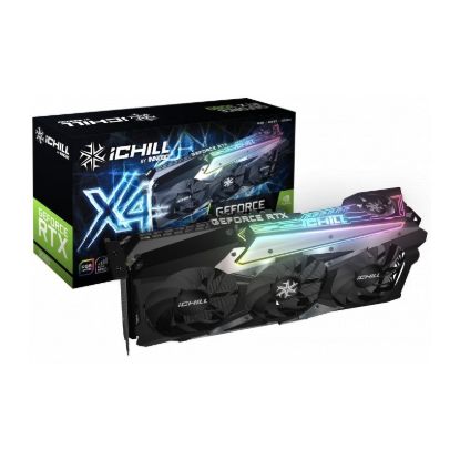 Obrázek VGA INNO3D NVIDIA GEFORCE RTX 3080 iCHILL X4 LHR 10GB GDDR6X