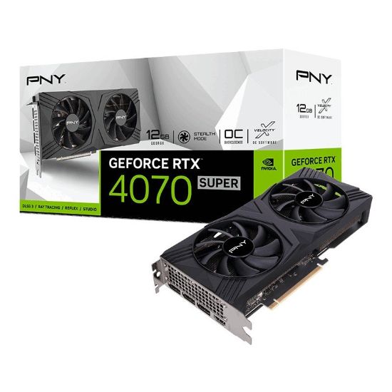 Obrázek VGA PNY NVIDIA GeForce RTX 4070 SUPER 12GB VERTO OC