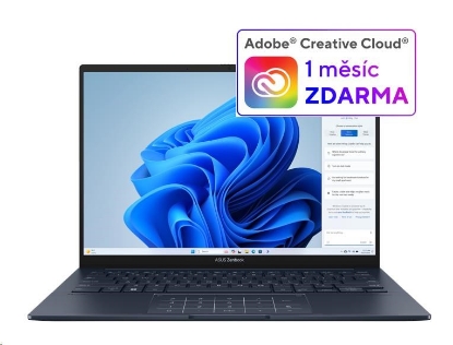 Obrázek ASUS NTB Zenbook 14 OLED (UX3405CA-OLED232X), Ultra 9-285H, 14" 1920 x 1200, 32GB, 1TB SSD, Intel Arc, W11 Pro, Blue