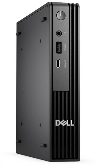 Obrázek DELL PC Pro Micro QCM1250//TPM/i3-14100T/8GB/512GB SSD/65W/WLAN/Kb/Mouse/W11 Pro/3Y PS NBD