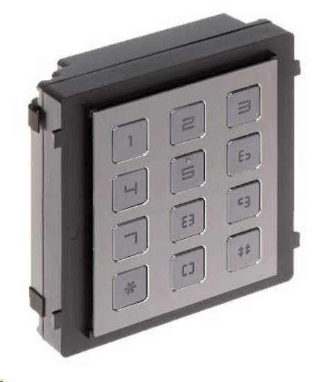 Obrázek HIKVISION DS-KD-KP, Modul interkomu s kódovou klávesnicí