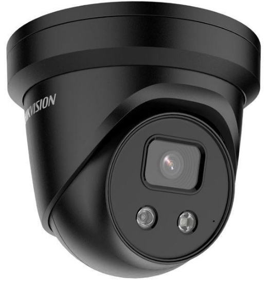 Obrázek HIKVISION DS-2CD2346G2-IU(BLACK)(2.8mm)(C) 4MPix IP Turret AcuSense kamera; IR 30m, IP67, mikrofon, černá