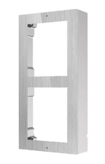 Obrázek HIKVISION DS-KD-ACW2/S, 2-rámeček interkomu pro povrchovou montáž; nerez