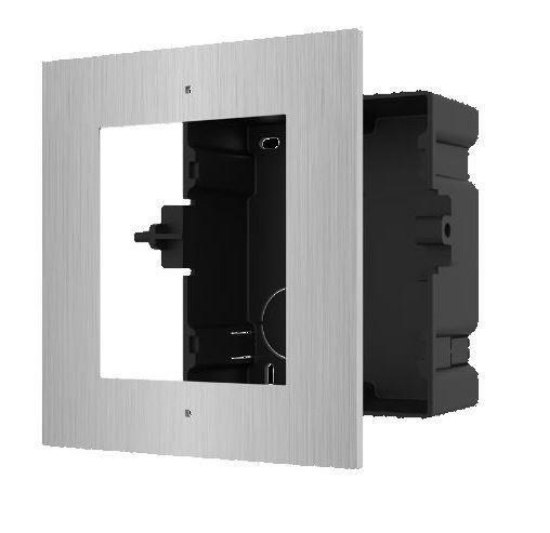 Obrázek HIKVISION DS-KD-ACF1/S, rámeček  interkomu pro zápustnou montáž; nerez