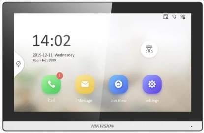 Zobrazit detail produktu - HIKVISION DS-KH6350-WTE1/EUROPE BV, 7" IP bytový dotykový monitor; PoE; Wi-Fi Obrázek HIKVISION DS-KH6350-WTE1/EUROPE BV, 7" IP bytový dotykový monitor; PoE; Wi-Fi