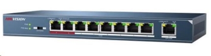 Zobrazit detail produktu - HIKVISION DS-3E0109P-E/M(B), 9x 10/100Mbit, 8x 802.3at PoE typ A 30W Obrázek HIKVISION DS-3E0109P-E/M(B), 9x 10/100Mbit, 8x 802.3at PoE typ A 30W