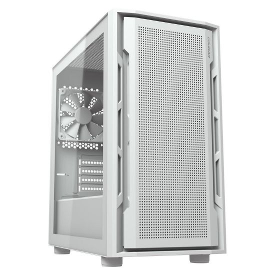 Obrázek COUGAR PC skříň UNIFACE White Mini Tower Mesh Front Panel 1x 120mm Fan TG Left Panel