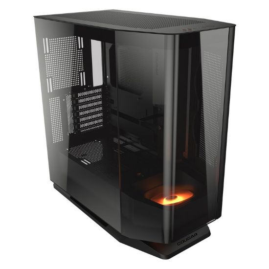 Obrázek COUGAR PC skříň FV270 Black Mid tower tempered curved glass perimeter quick detachable air filters up to 9 fans