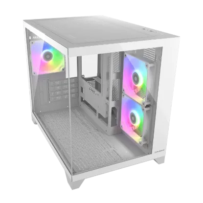 Obrázek COUGAR PC skříň FV150 RGB White Mini tower