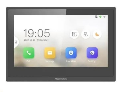 Zobrazit detail produktu - Hikvision DS-KH6351-WTE1, 7" IP bytový dotykový monitor; PoE; Wi-Fi Obrázek Hikvision DS-KH6351-WTE1, 7" IP bytový dotykový monitor; PoE; Wi-Fi