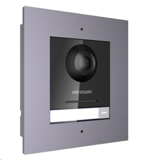 Obrázek Hikvision DS-KD8003-IME1(B)/Flush, IP zápustný dveřní interkom 1-tlačítkový
