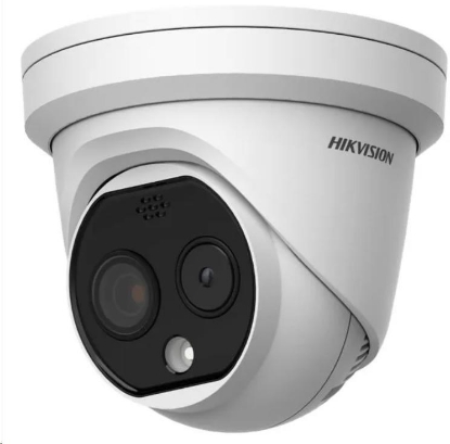 Zobrazit detail produktu - Hikvision DS-2TD1228-2/QA, IP Turret Termo optická kamera; objektiv 2,1mm, IR 15m, Audio, Alarm, blikač Obrázek Hikvision DS-2TD1228-2/QA, IP Turret Termo optická kamera; objektiv 2,1mm, IR 15m, Audio, Alarm, blikač