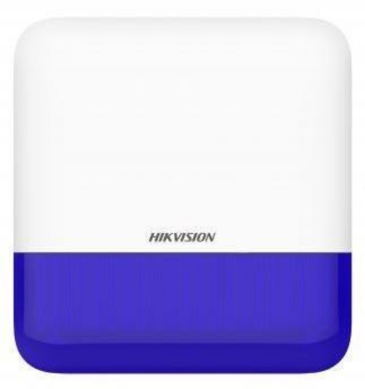 Obrázek HIKVISION DS-PS1-E-WE (BLUE), AX PRO Bezdrátová venkovní siréna, modrá