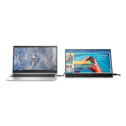 Obrázek HP LCD EliteDisplay E14 G4 přenosný 2x USB-C monitor 14" (IPS,1920 x 1080, 16:9, 400NITS, 800:1, 5ms, 2x USB-C)