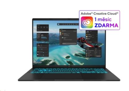 Obrázek ASUS NTB Vivobook V16 (V3607VU- RP345W), Core 5 210H, 16" 1920x1200, 16GB, 1TB SSD, Intel+RTX 4050, W11 Home, Matte Black