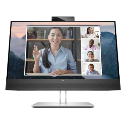 Obrázek HP LCD EliteDisplay E24mv G4 23,8" IPS, 1920x1080,16:9,5ms, 250nits,1000:1,VGA,DP,HDMI,4xUSB 3.2,webcam 5MP,repro)
