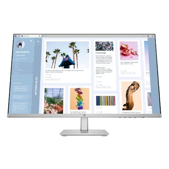 Obrázek HP LCD 527sh, IPS matný 27" FHD 1920x1080, 300nit, 5ms, VGA, HDMI, výškově nastavitelný
